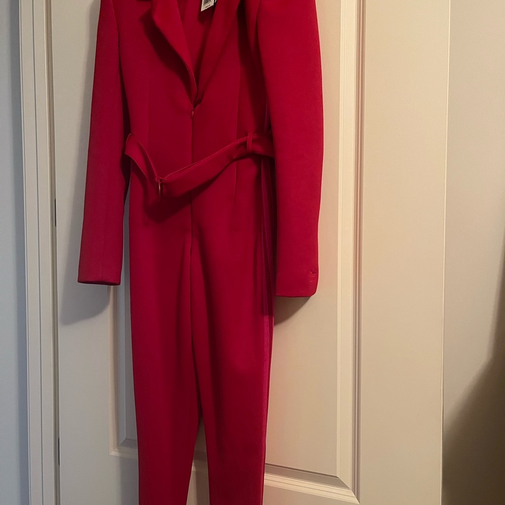 Elegant Red Women's Jumpsuit